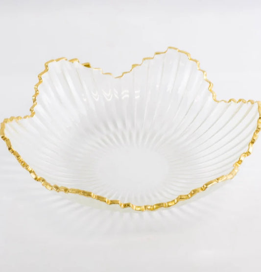 Gatsby Glass Serving Bowl