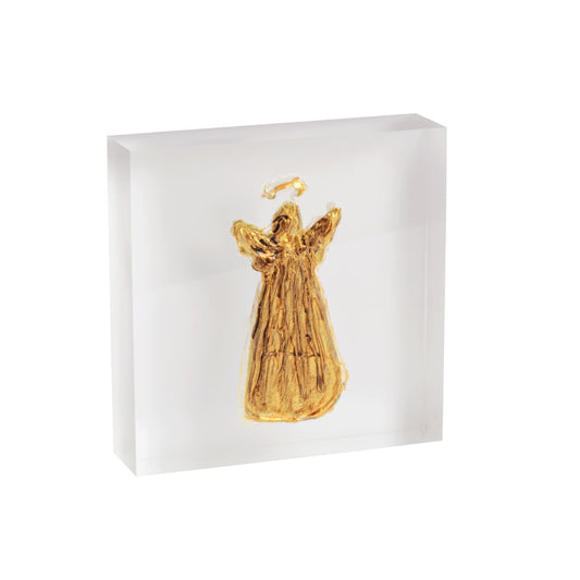 Acrylic Gold and Silver Plaques  3x3