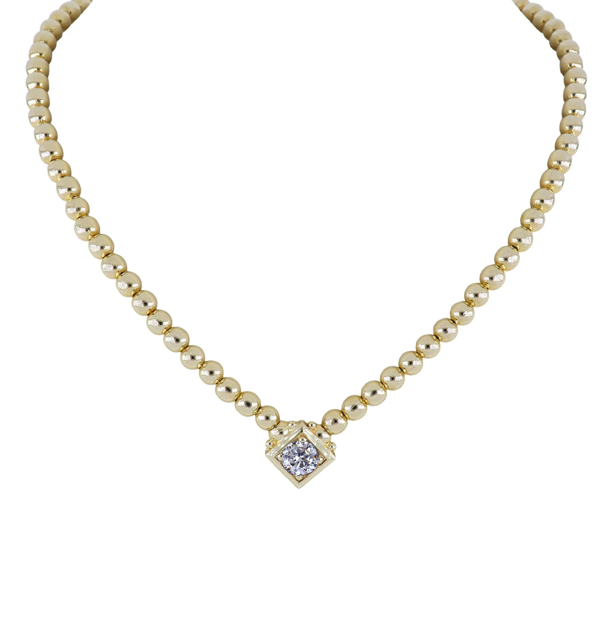 Beaded Collection Single Strand Necklace 16-18”