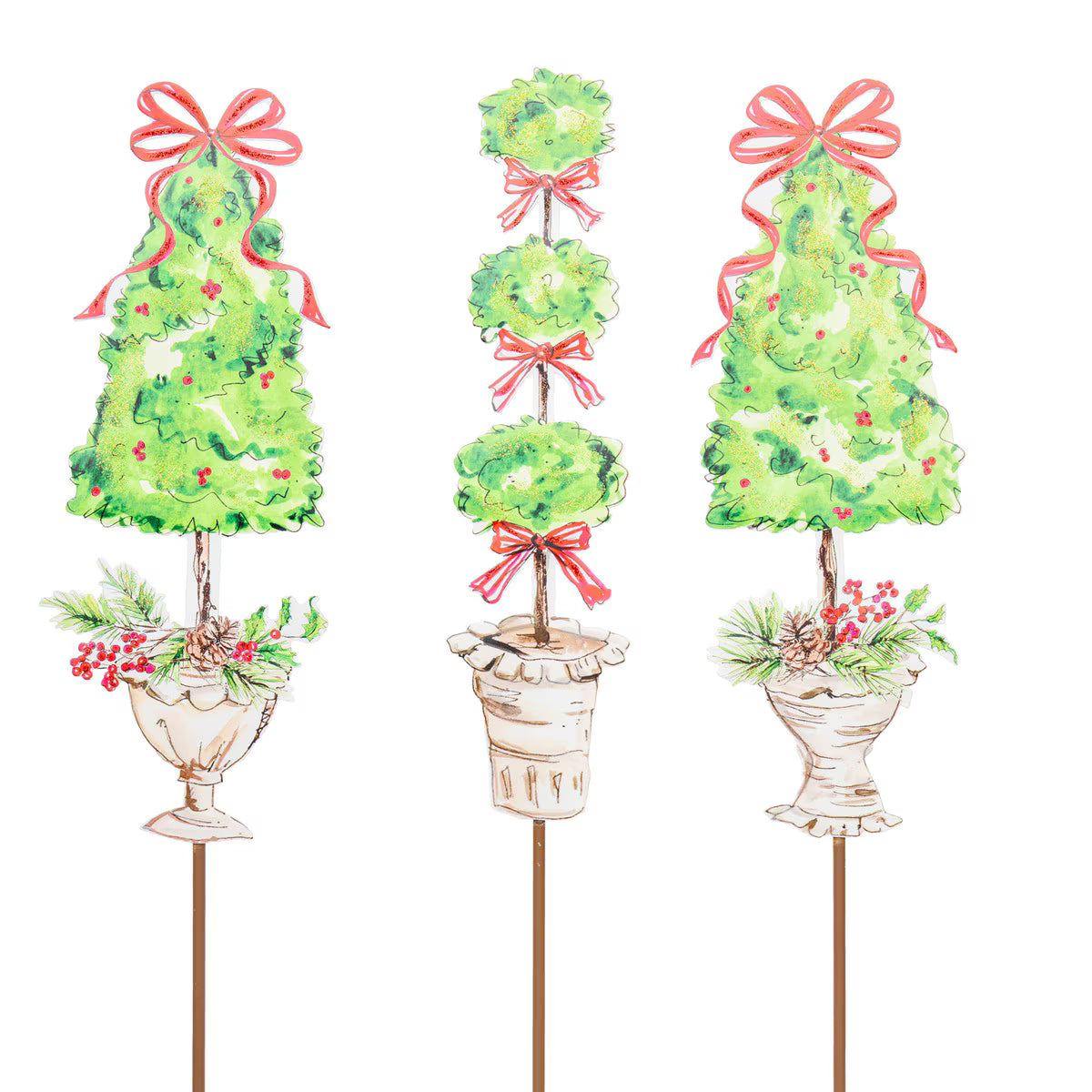 Taditional Pinecone Tree Stake