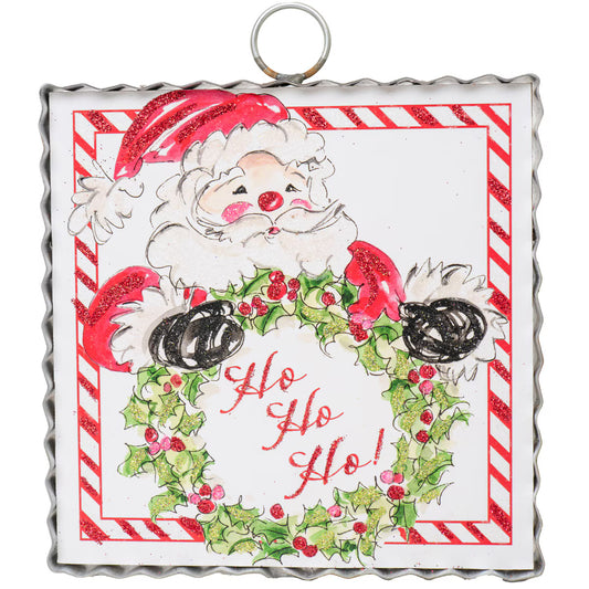HoHoHO Santa Ornament