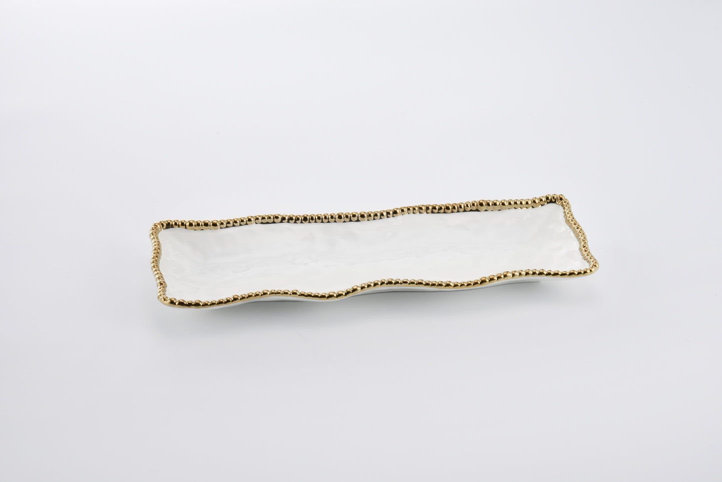 Pampa Bay Golden Salerno Rectangle Serving Piece