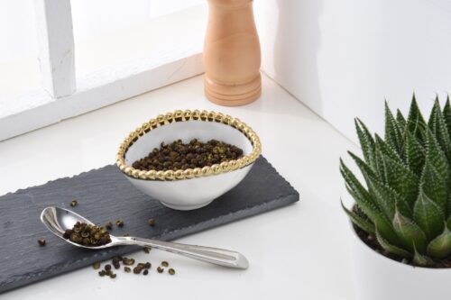 Pampa Bay Golden Salerno Oval Condiment Bowl