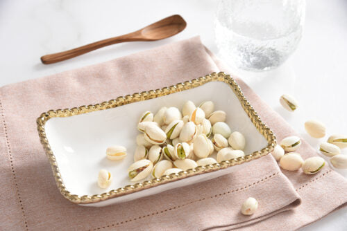 Pampa Bay Golden Salerno Rectangular Dish