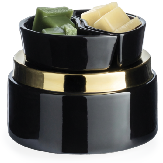 Black & Gold 2-in-1 Spilt Dish Warmer