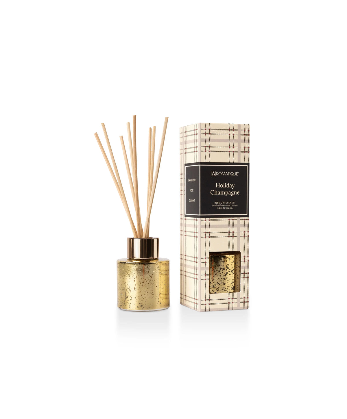 Holiday Champagne - Plaid Mini Diffuser Set