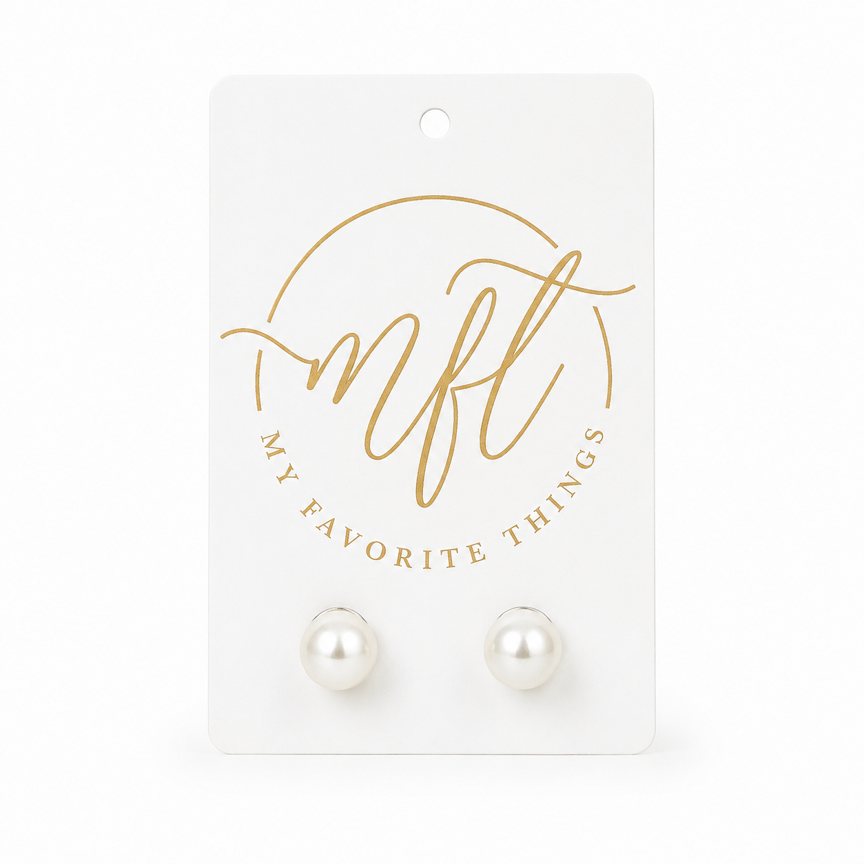Everyday Small Pearl Stud Earrings