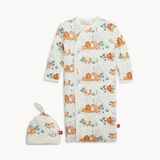 Lion King Modal Gown + Hat Set