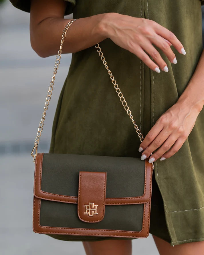 Collins Crossbody Olive P40448
