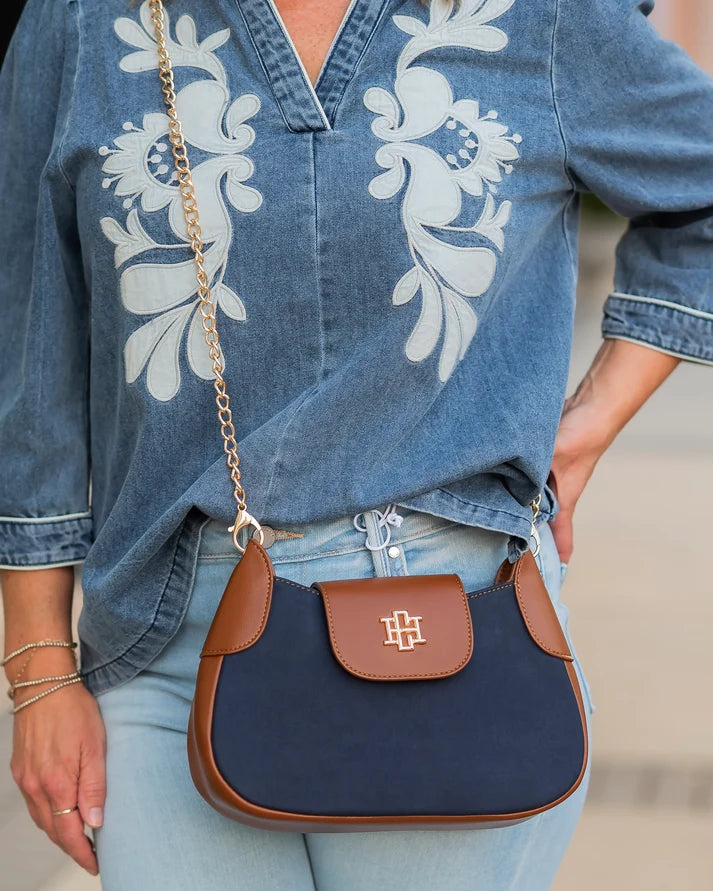 Leighton Crossbody Navy p40449