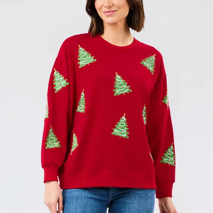 Sarah Merry Trees Sweatshirt