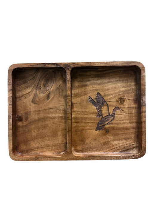 Wooden Valet Tray- Ducks