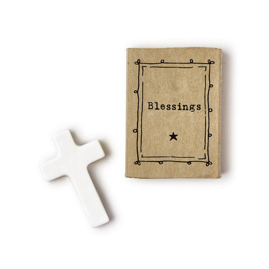 Mini Porcelain Cross