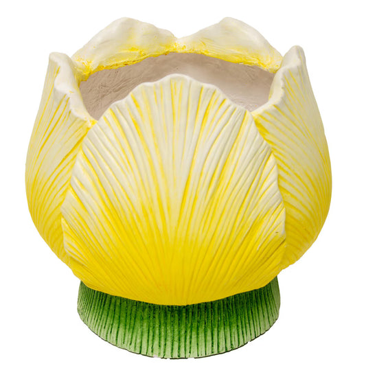 Yellow Single Tulip Planter