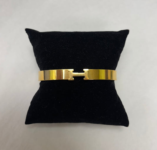 14k Gold Designer Inspired Bangle