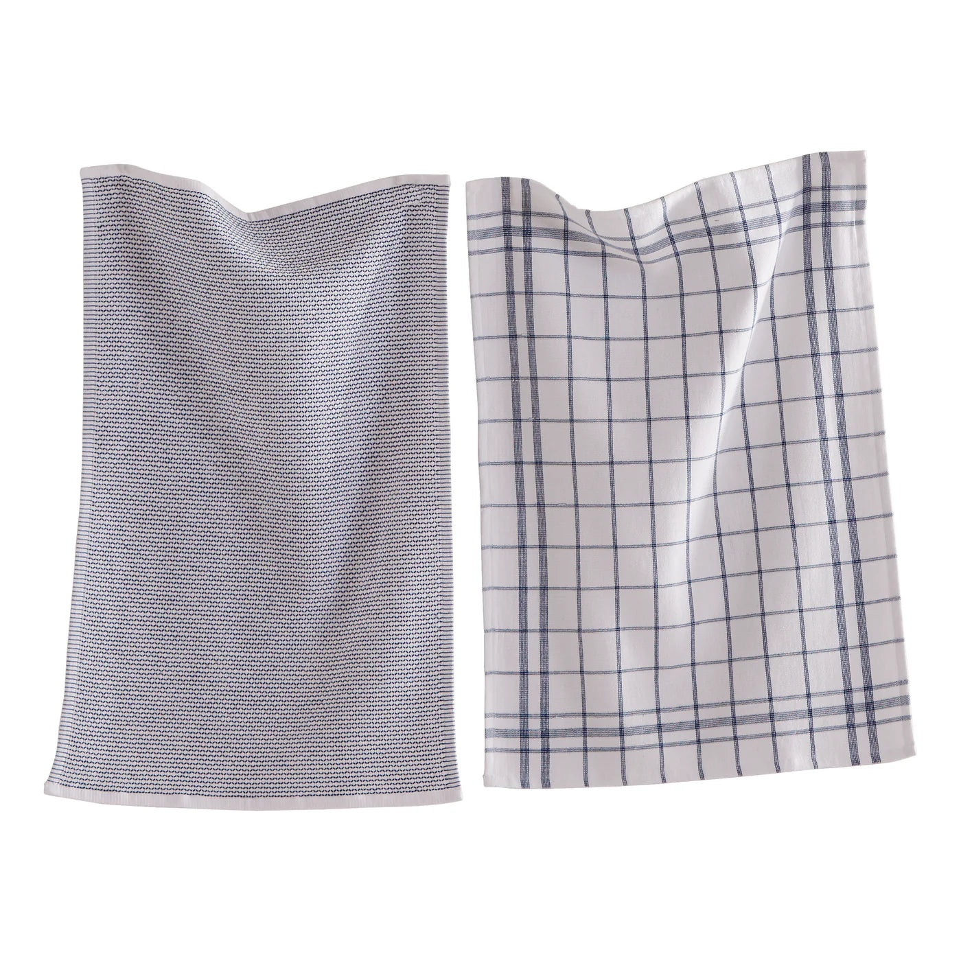 Tag Classic Terry Dishtowel Set Of 2-Blue