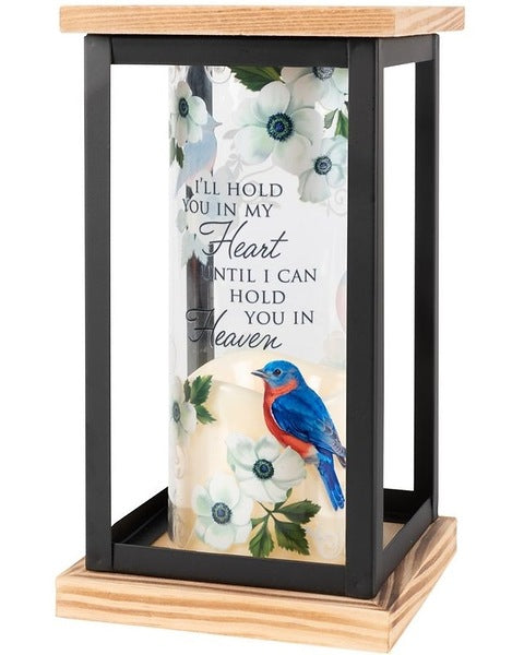 Hold You- Framed Cyl. Lantern