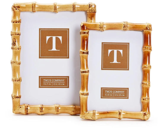 Faux Bamboo Photo Frame