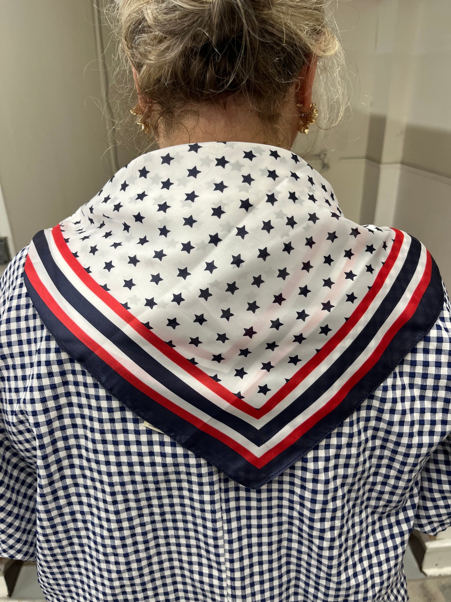 Star Spangled Scarf - White