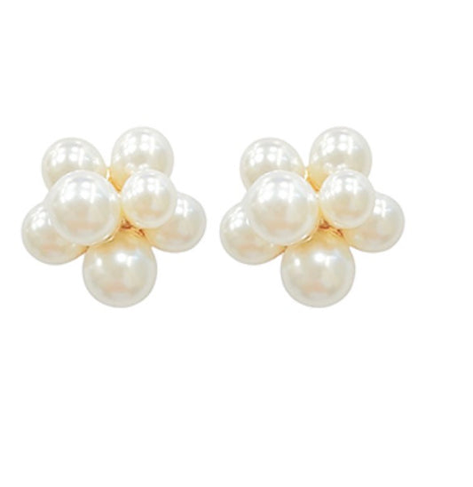 Pearl Cluster Earrings