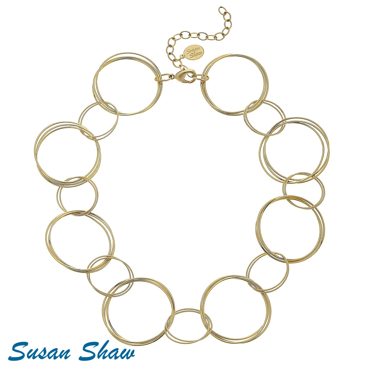 Susan Shaw Gold Ring Necklace 3988G
