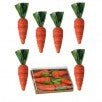 8.75" FABRIC CARROT IN BOX/6
