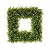 PL.SPRING BOXWOOD SQUARE WREATH 16"