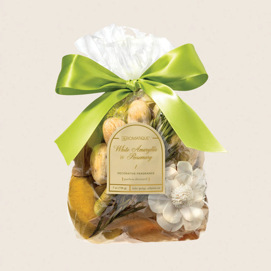 White Amaryllis and Rosemary Aromatique Fragrance Bag