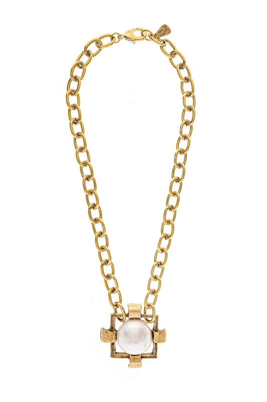 22k Gold Plated Brooklyn necklace