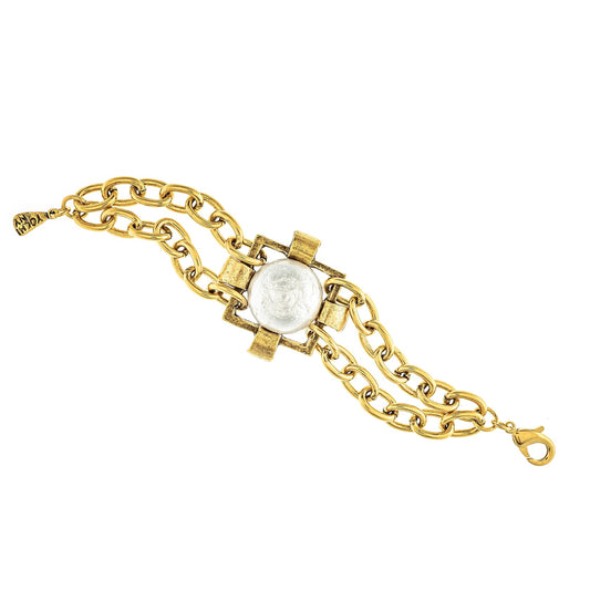 22k Gold Plated Cora Bracelet