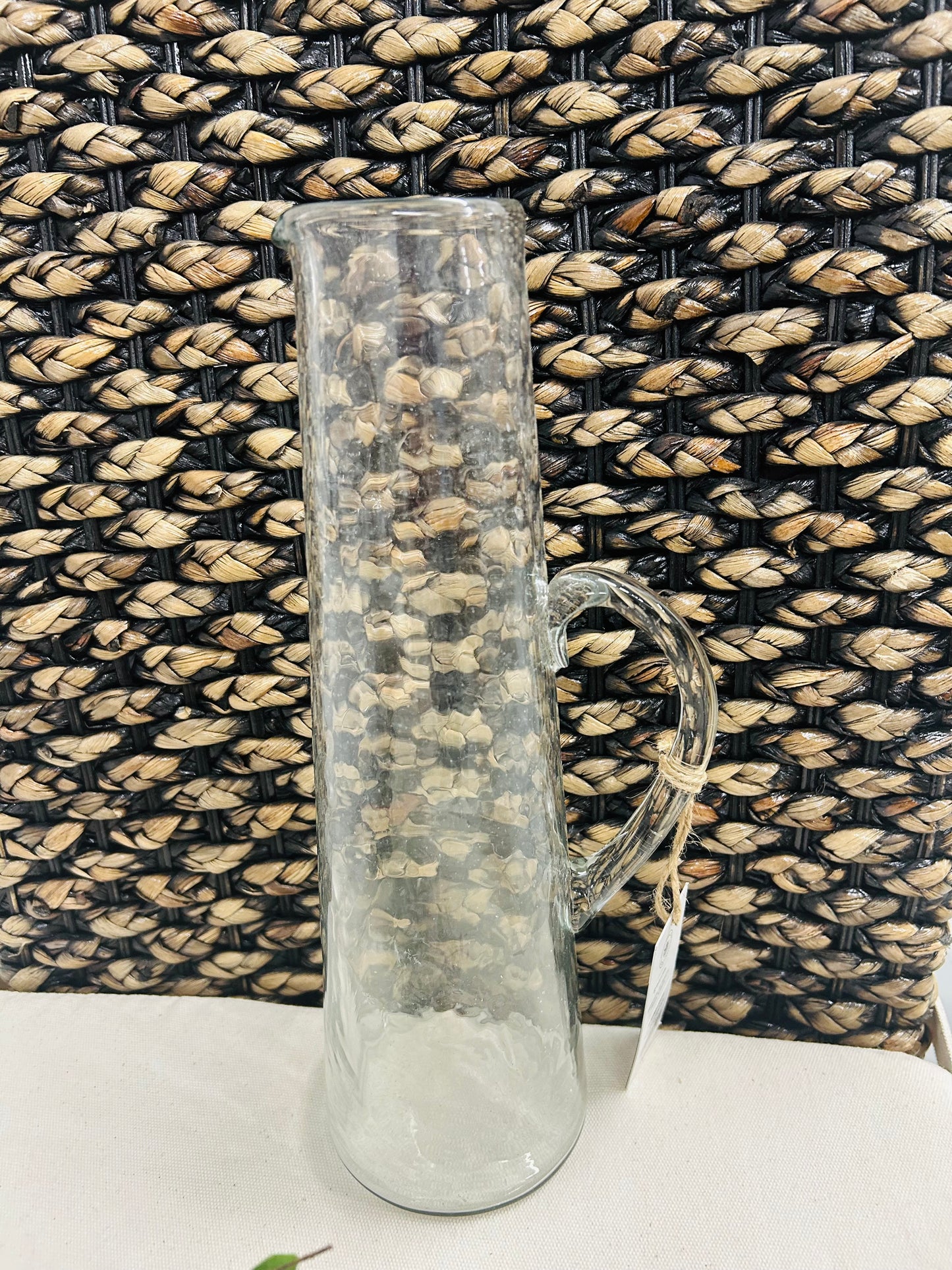 Hammered Tall Pitcher