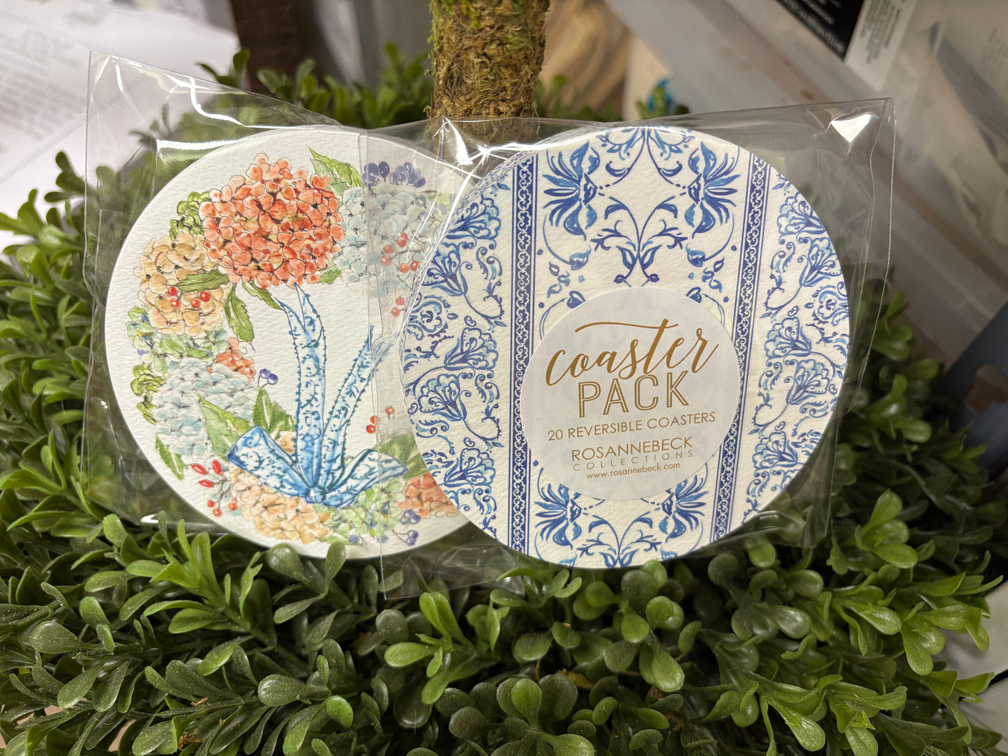 Hydrangea Coaster Pack