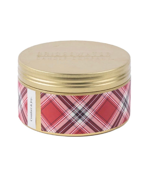 Sweet Grace Comfort and Joy 3-Wick Tin Candle