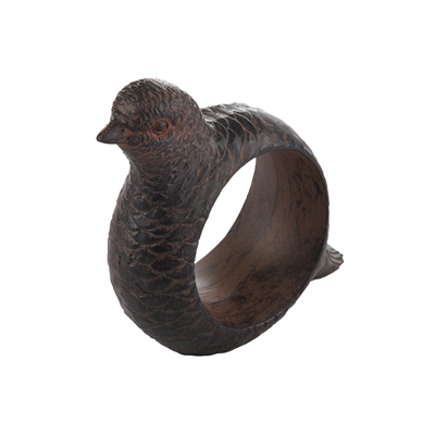 Quail Design Napkin Ring