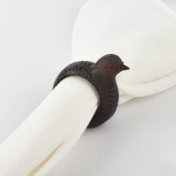 Quail Design Napkin Ring