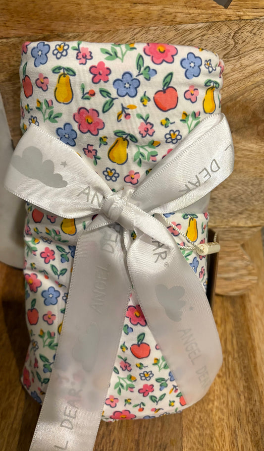 Fall Fruit Floral - Swaddle Blanket
