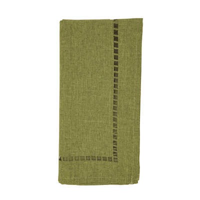 Green Hemstitch Napkin