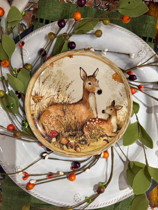 Deer Canape Plate