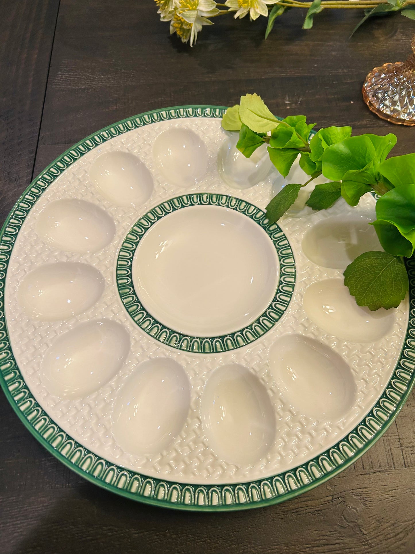 La Jardin Egg Platter