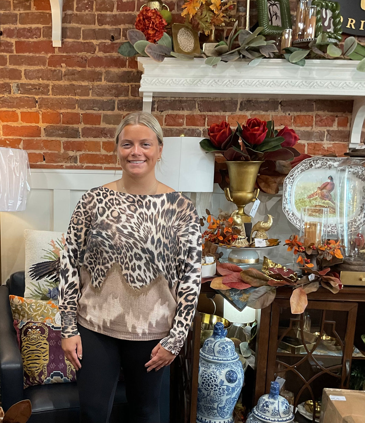 Leopard Print Sweater