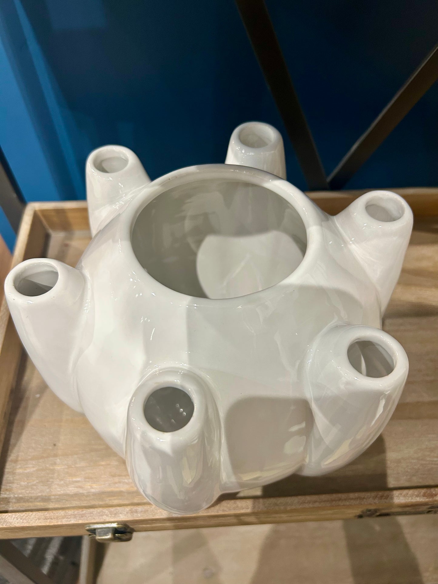 Tall Stone Tulipiere Vase