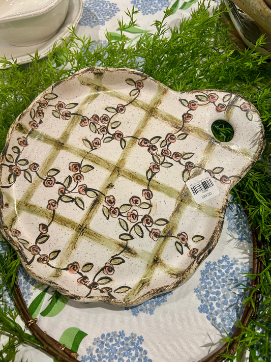 Rose Plaid Charcuterie