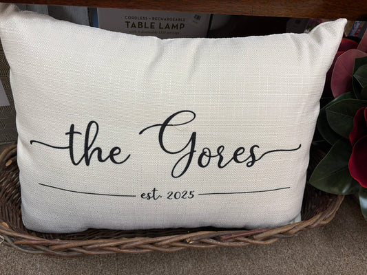Gore Little Birdie Personalized Pillow
