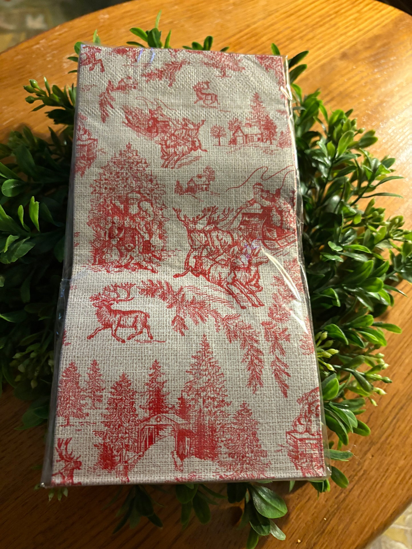 Toile Guest Towel Set - Toile Print