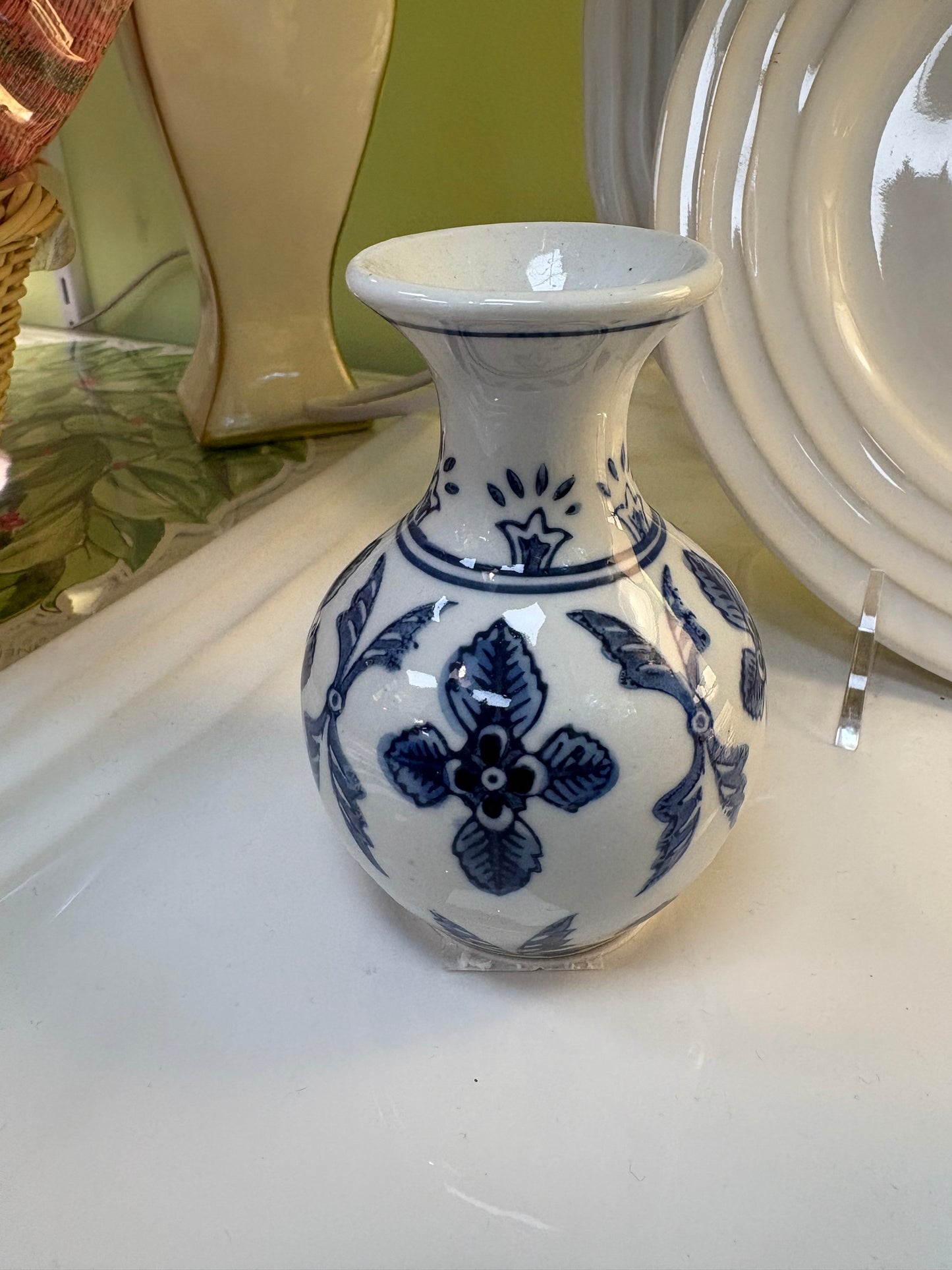 4 inch Chinoisserie Vase