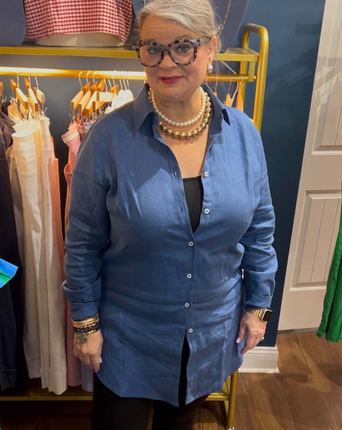 Christina Linen Tunic