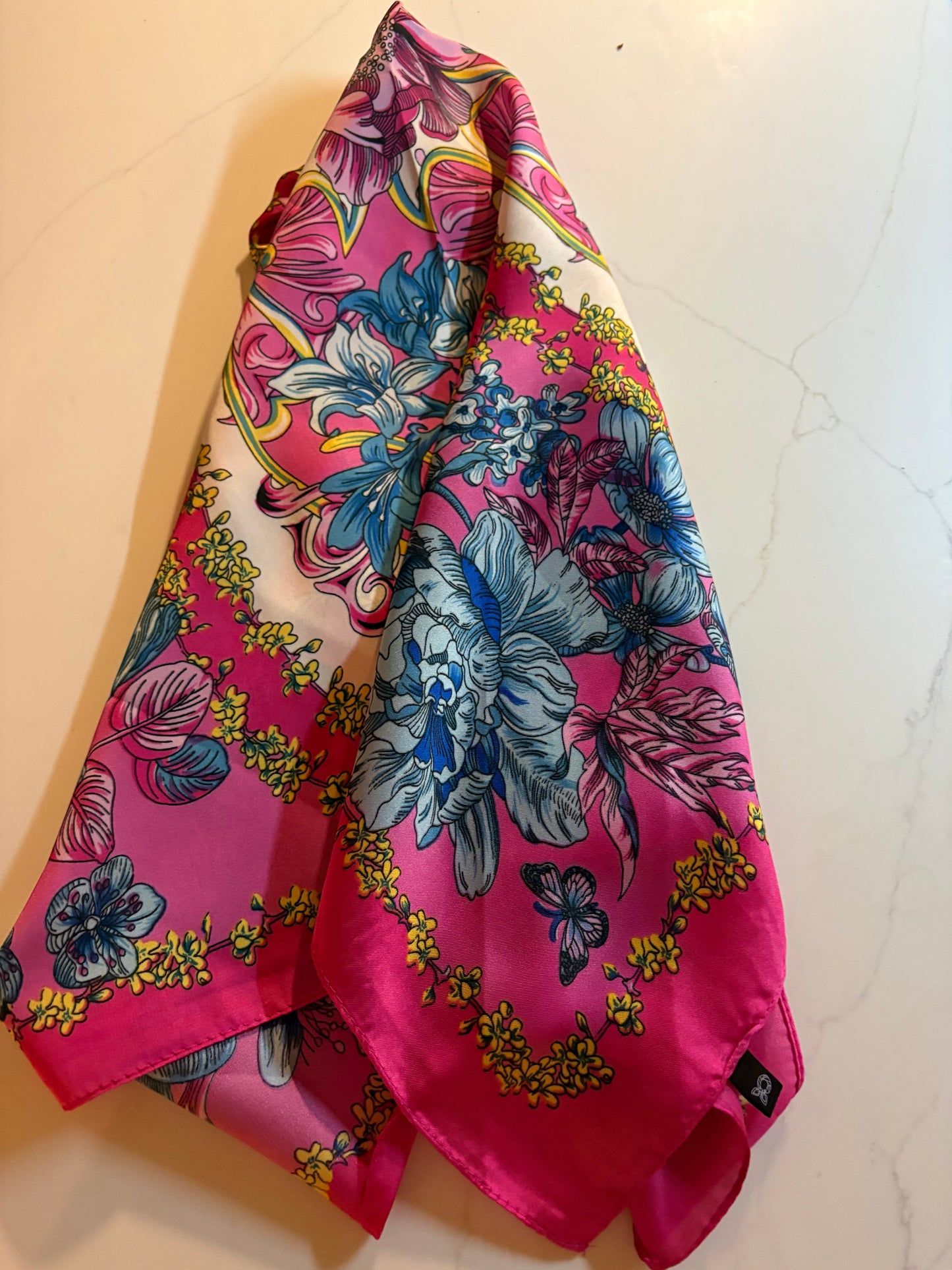 Hot Pink Neck Scarf