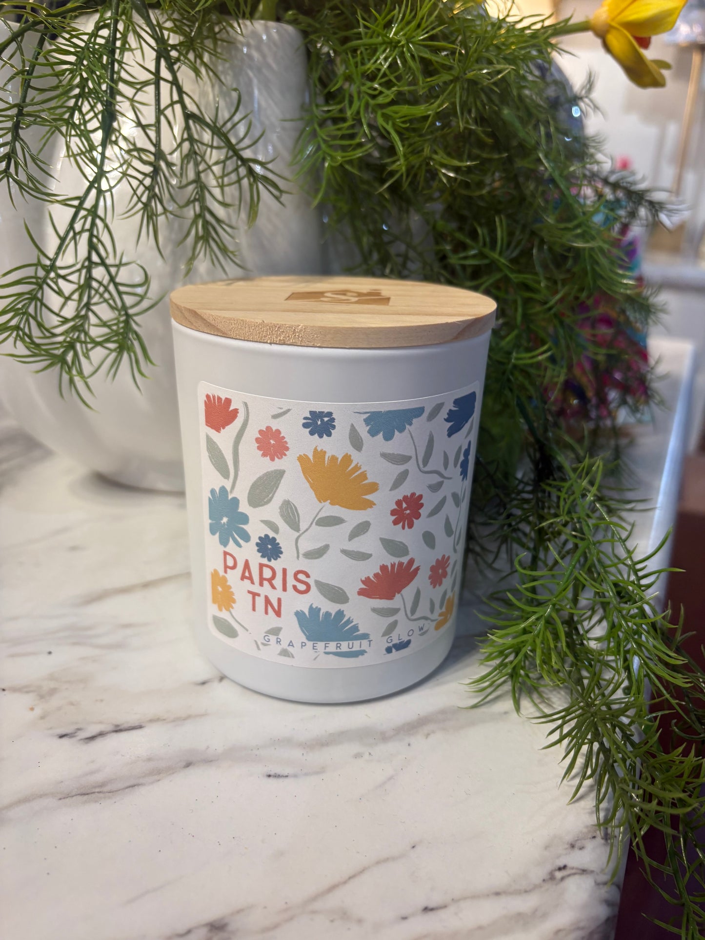 Paris Tn Candle - Grapefruit Glow
