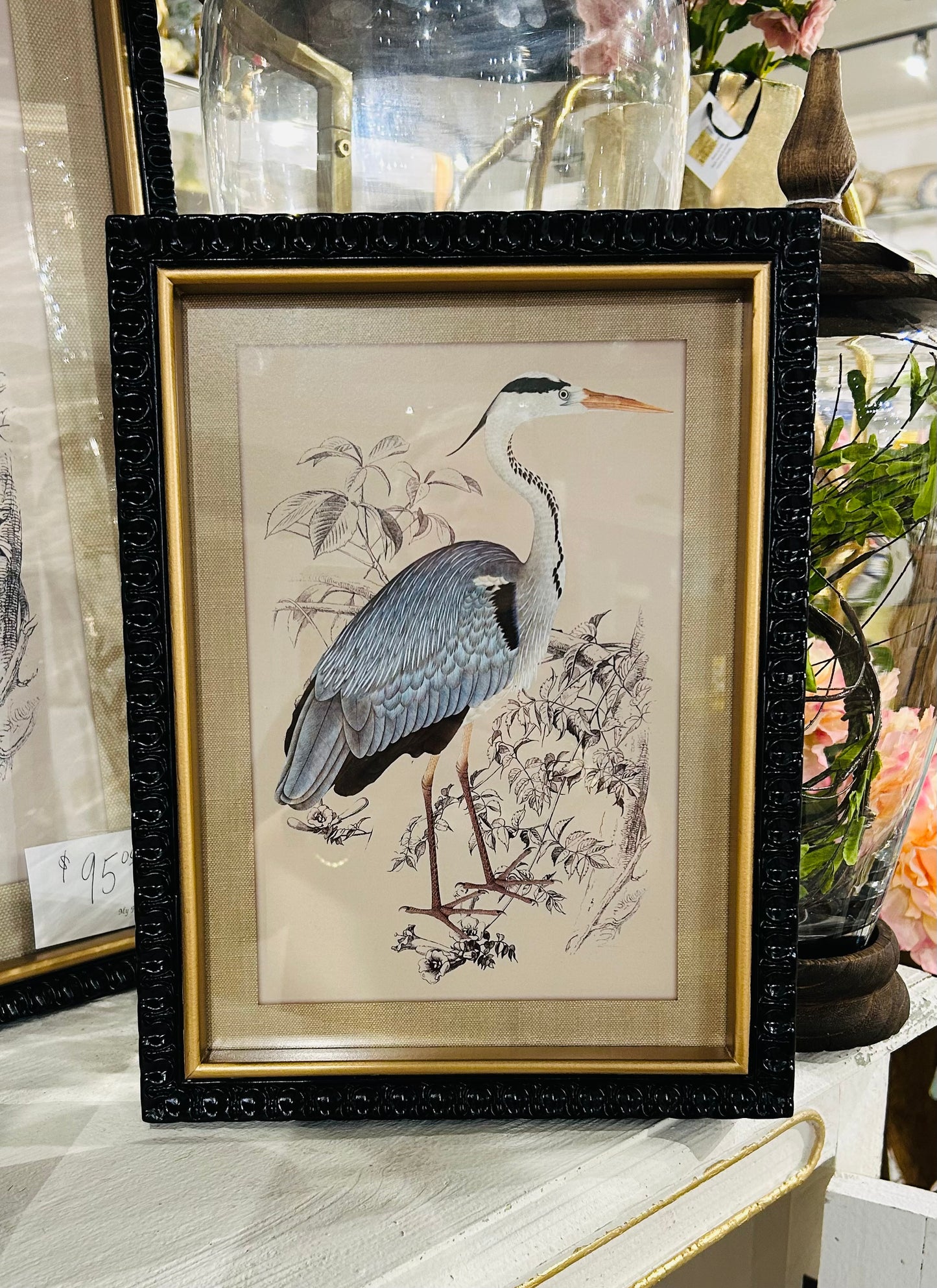 Wading Bird Framed Art-Single Frame