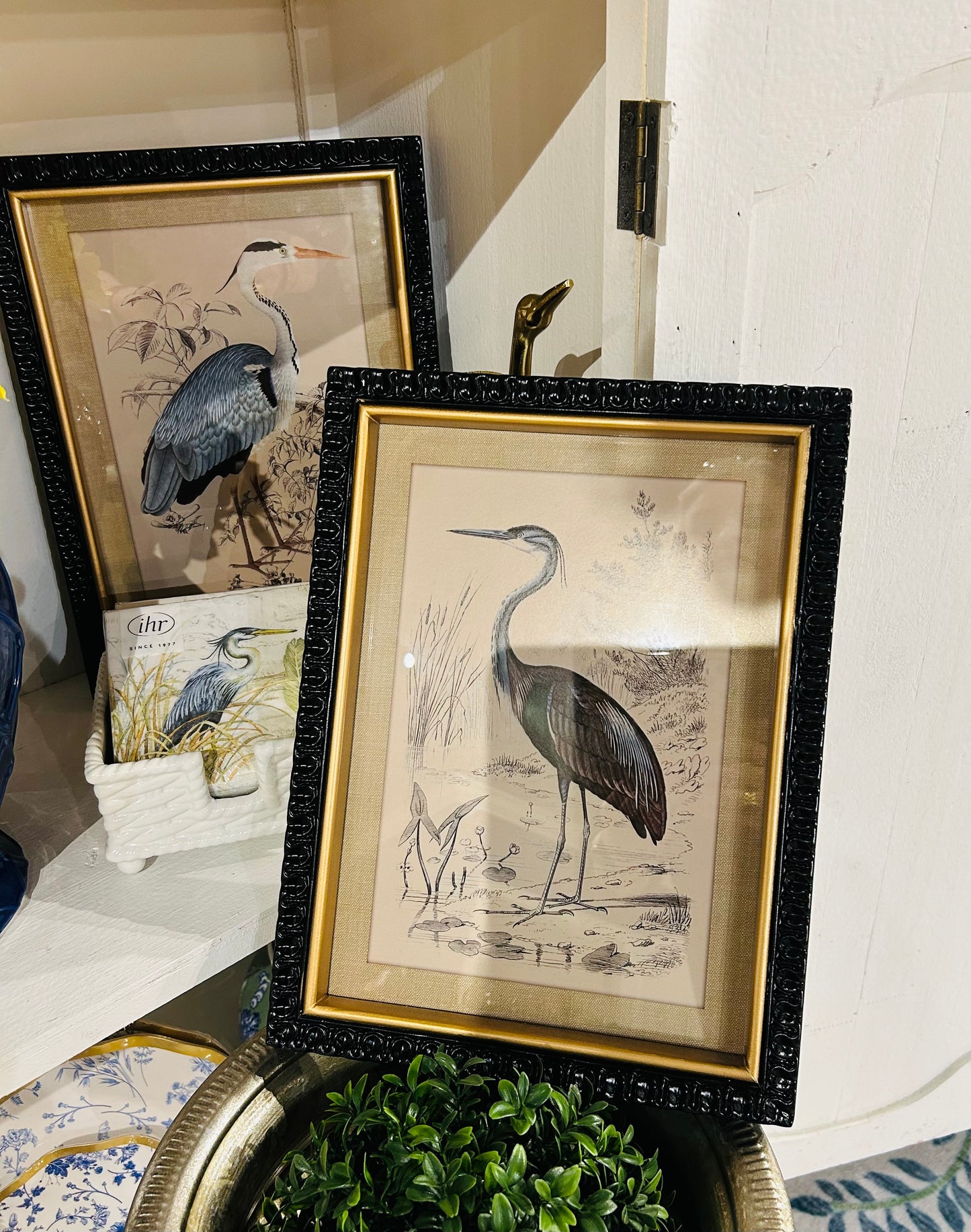 Wading Bird Framed Art-Single Frame